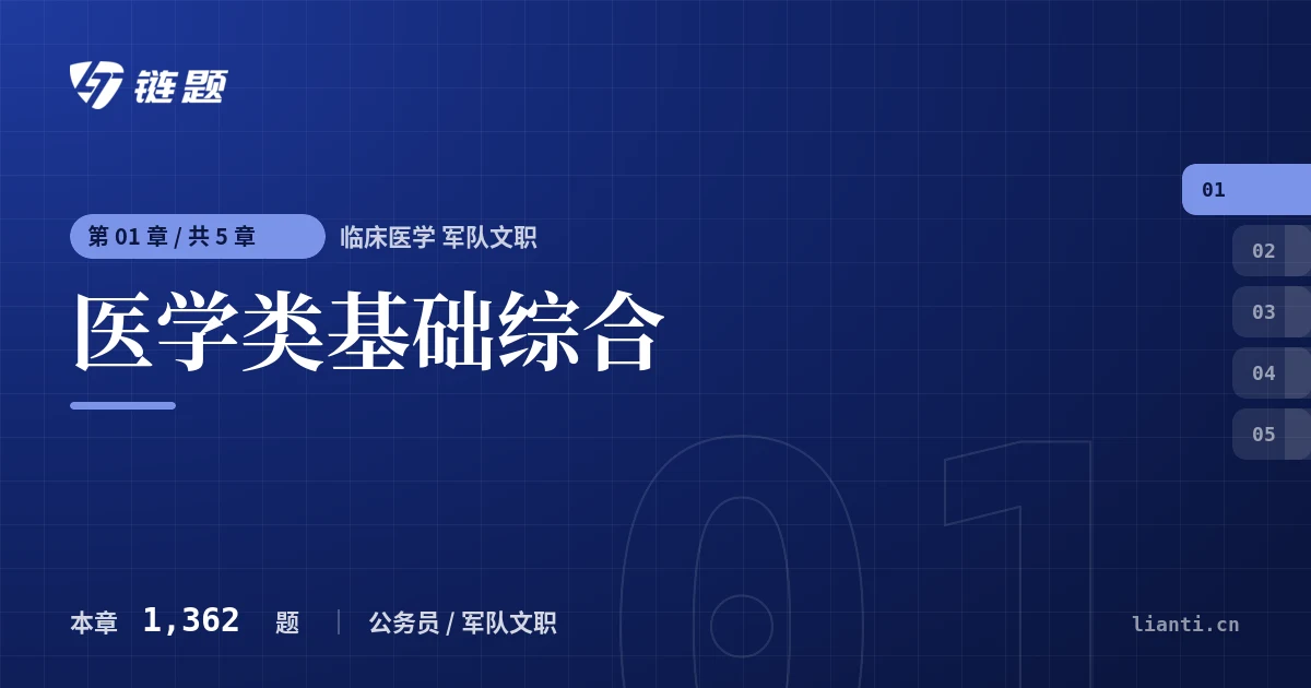 临床医学 军队文职 医学类基础综合章节封面