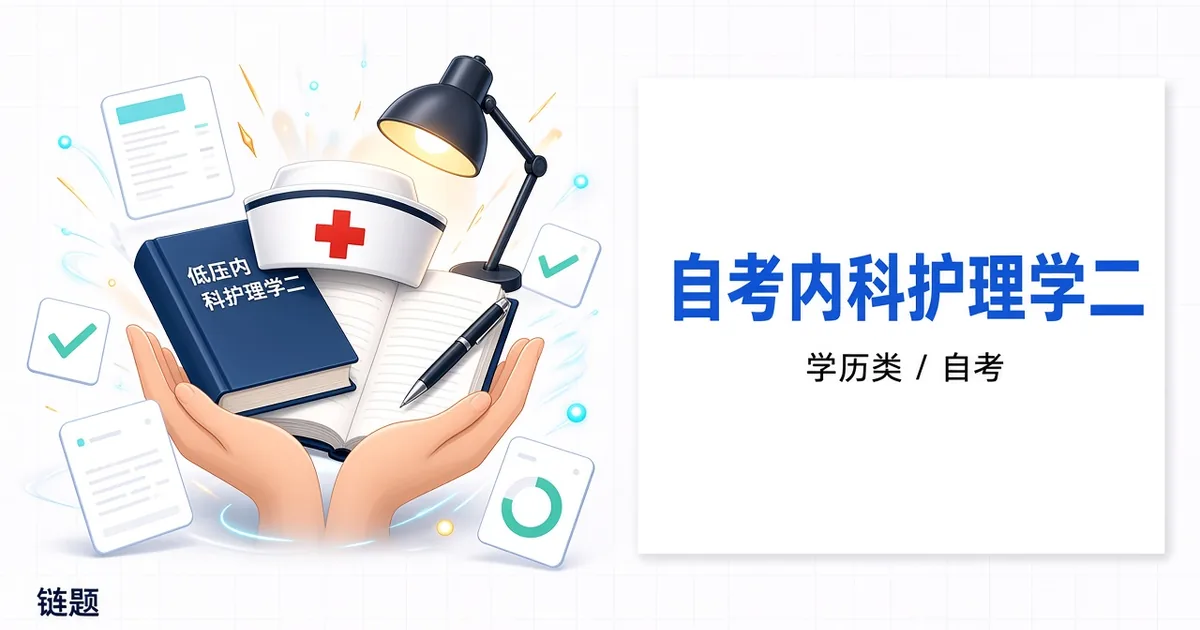 自考内科护理学二题库封面