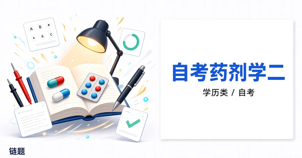 自考药剂学二题库封面