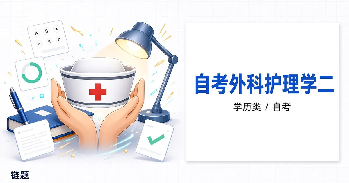 自考外科护理学二题库封面