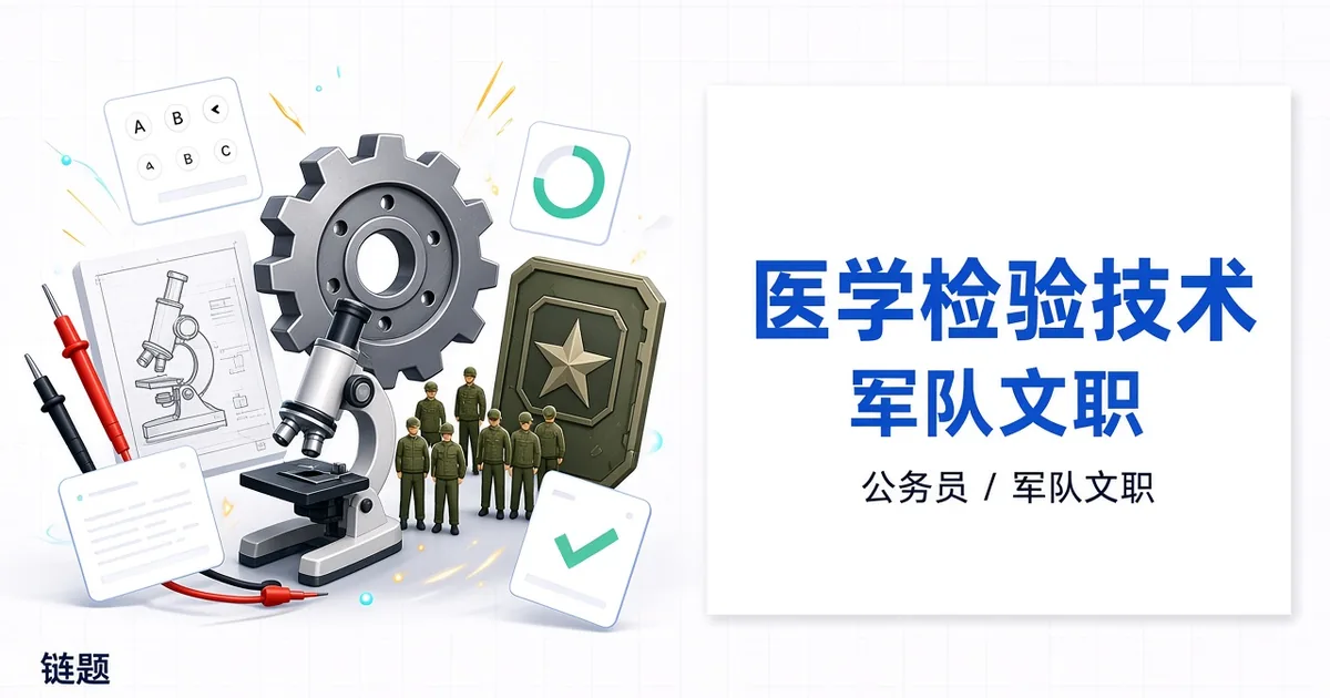 医学检验技术 军队文职题库封面