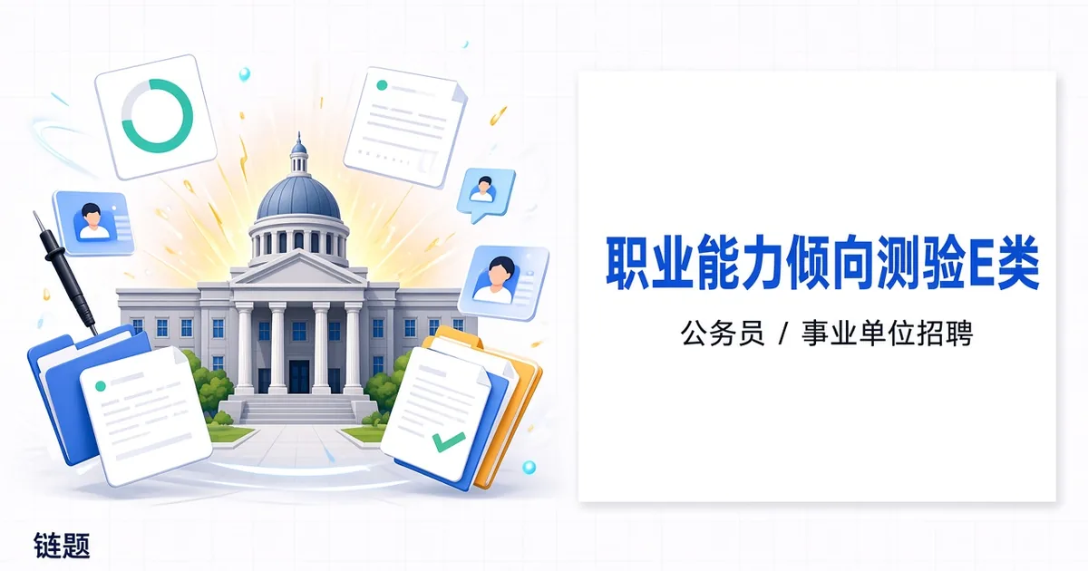 职业能力倾向测验E类题库封面