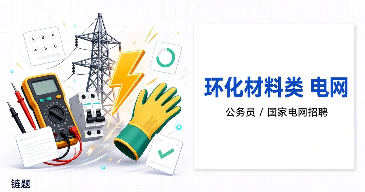 环化材料类 电网题库封面