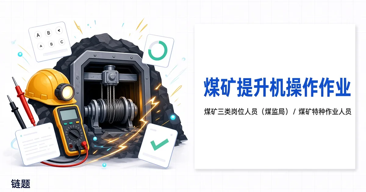煤矿提升机操作作业题库封面
