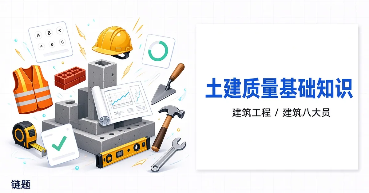 土建质量基础知识题库封面