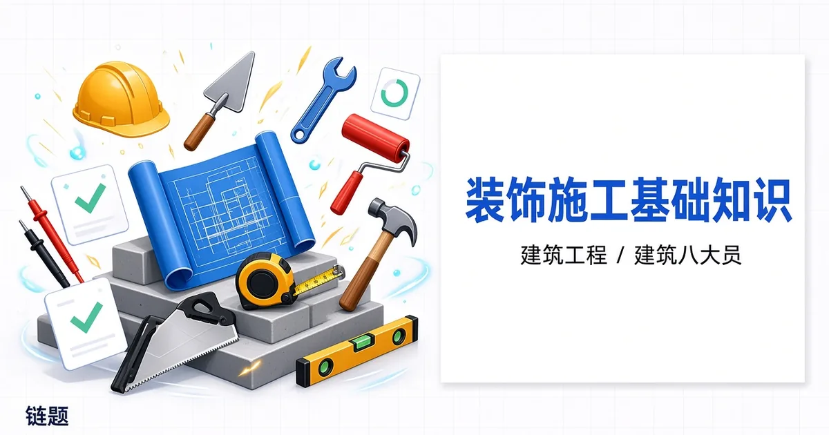 装饰施工基础知识题库封面