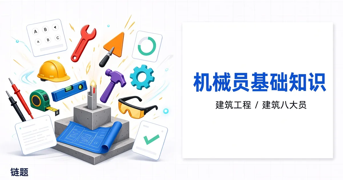 机械员基础知识题库封面