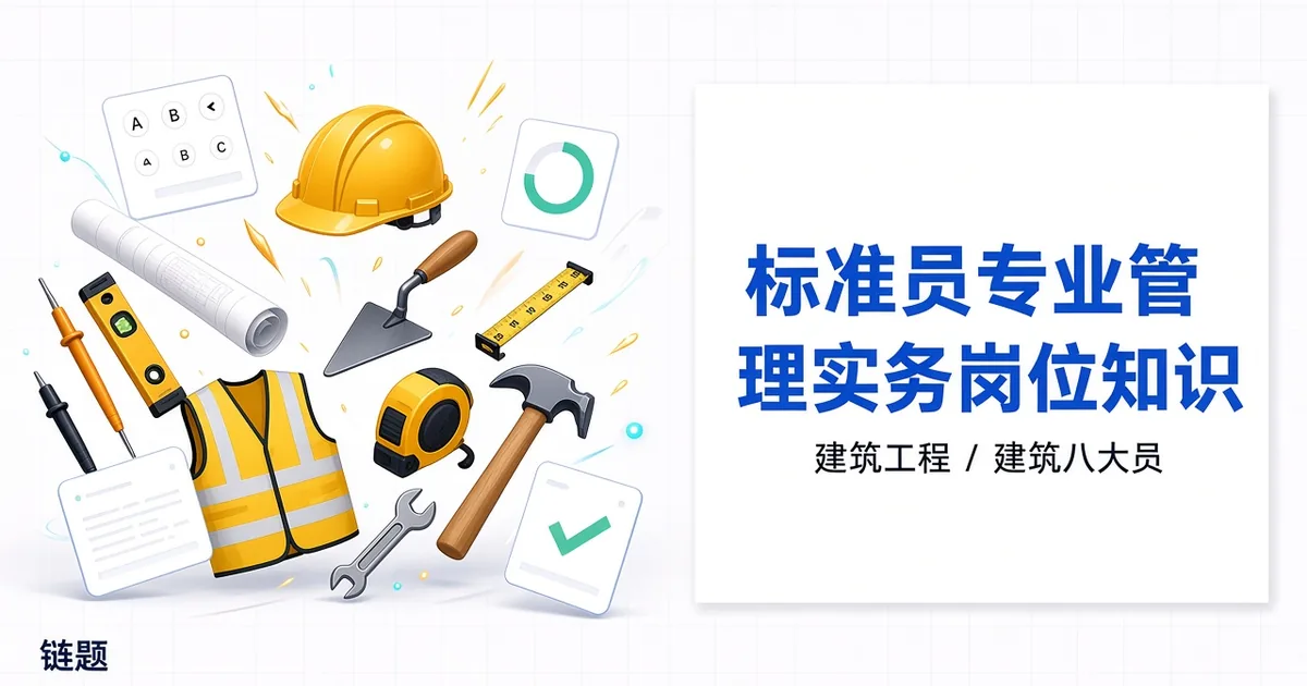 标准员专业管理实务岗位知识题库封面