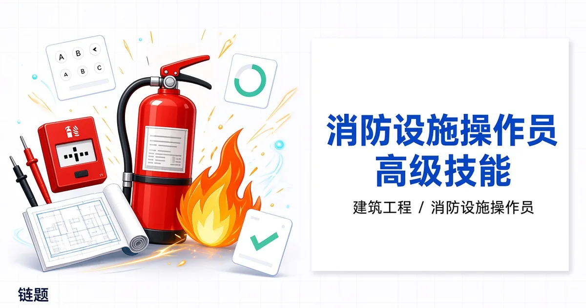 消防设施操作员 高级技能题库封面