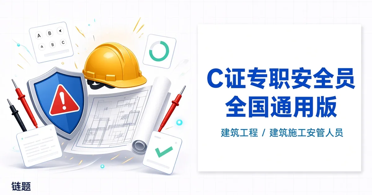 C证专职安全员全国通用版题库封面