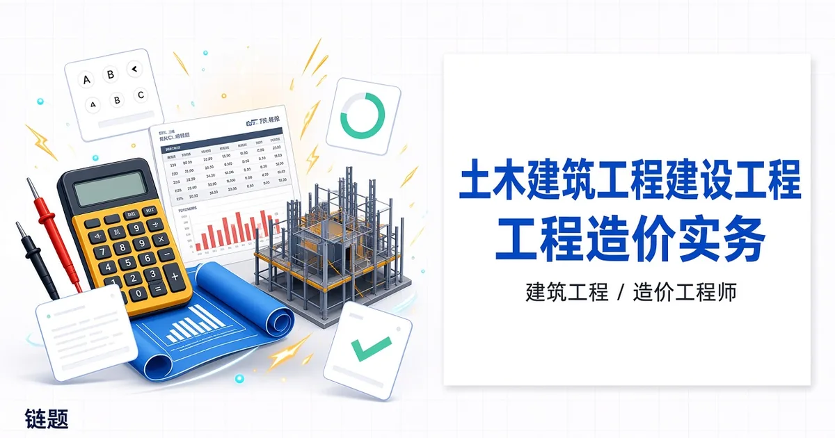 土木建筑工程建设工程计量与计价实务题库封面