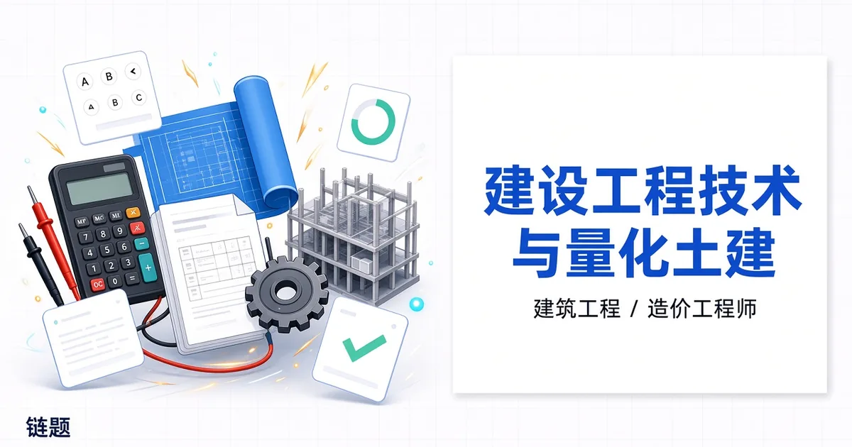 建设工程技术与计量土建题库封面