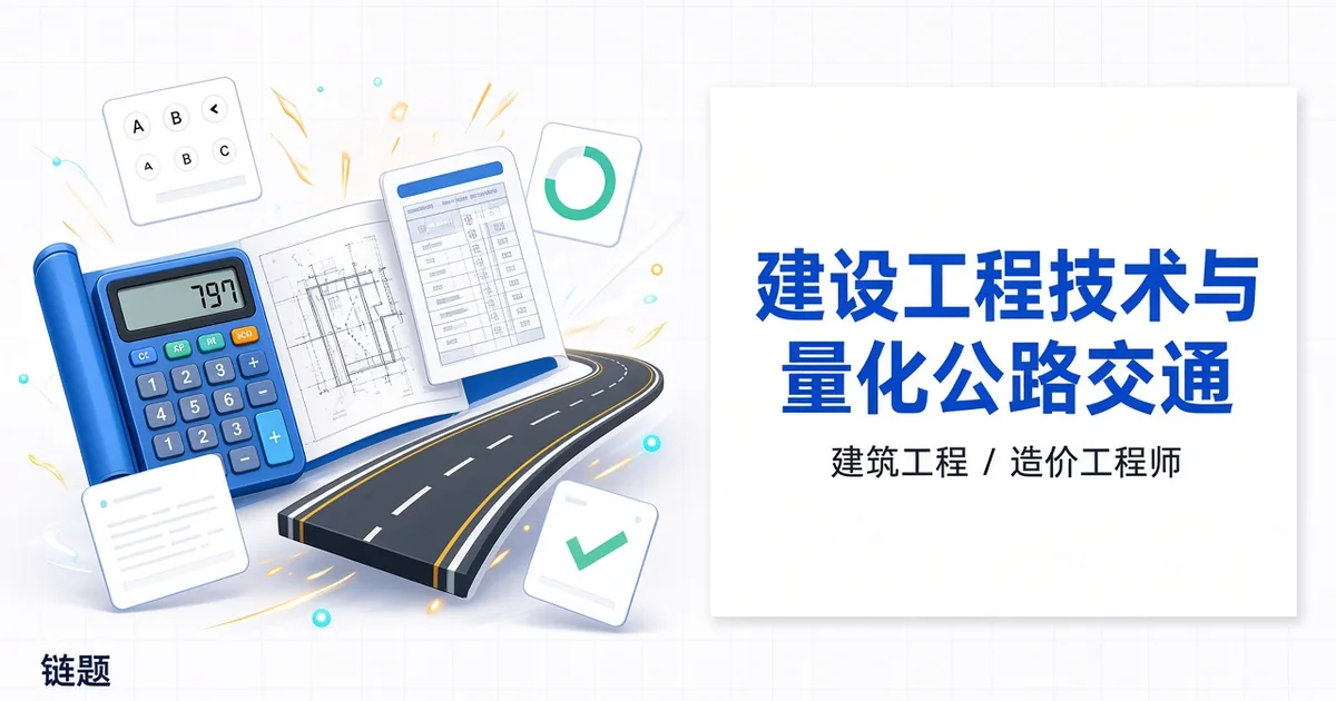建设工程技术与计量公路交通题库封面