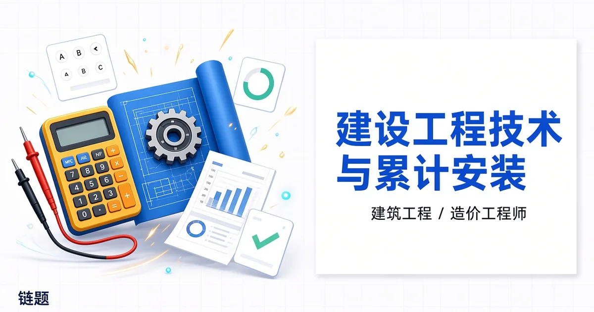 建设工程技术与计量安装题库封面