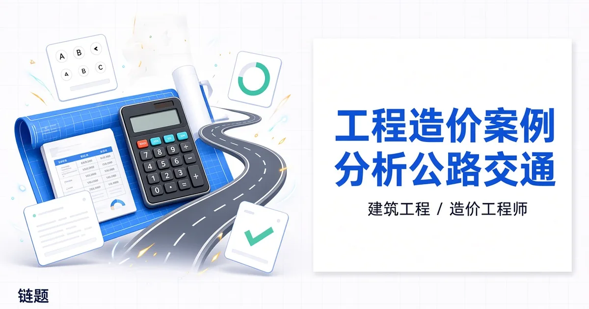工程造价案例分析公路交通题库封面
