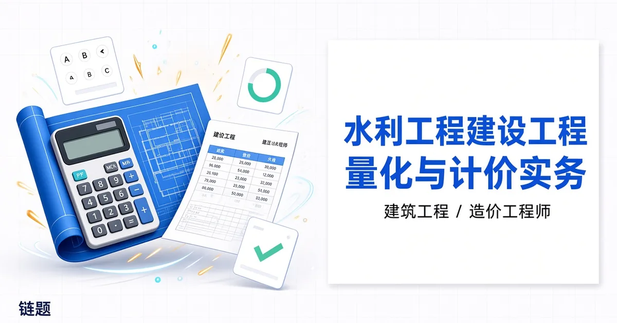 水利工程建设工程计量与计价实务题库封面