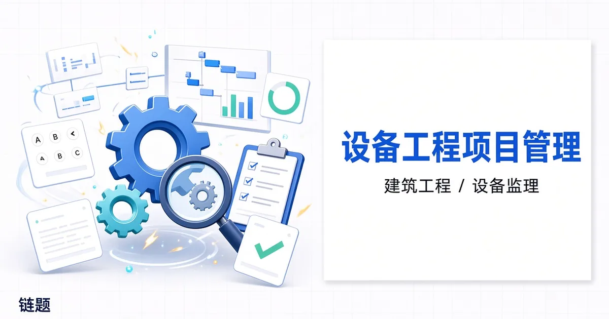 设备工程项目管理题库封面