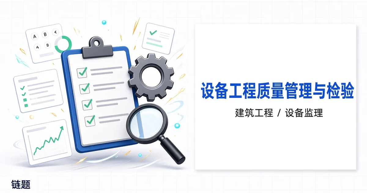 设备工程质量管理与检验题库封面