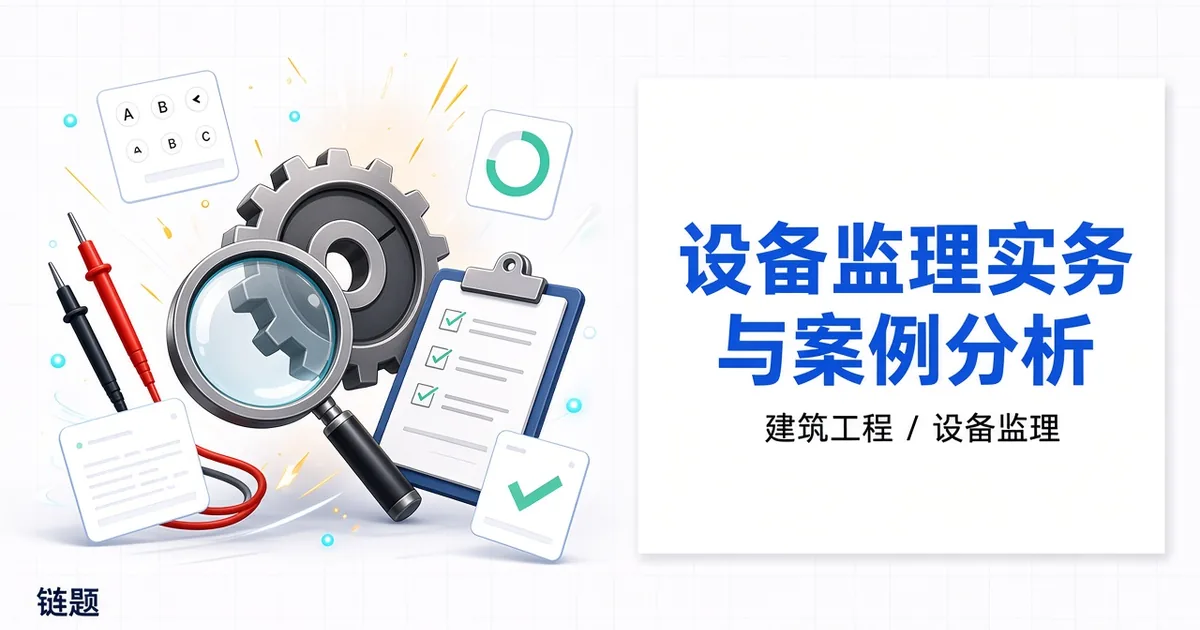 设备监理实务与案例分析题库封面