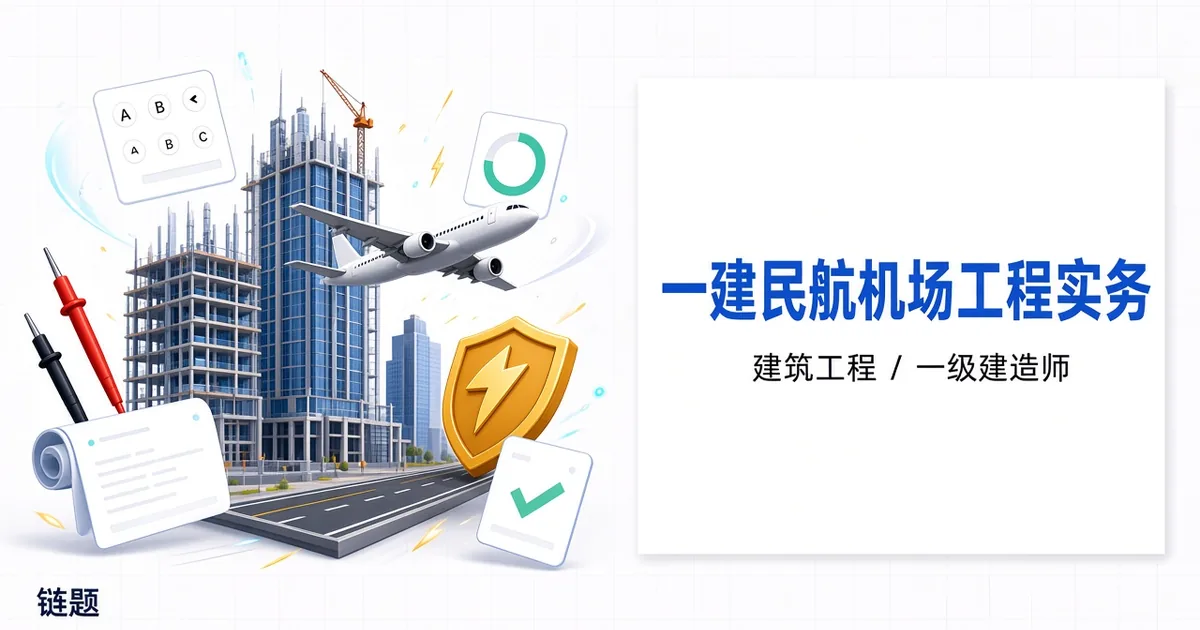 一建民航机场工程实务题库封面
