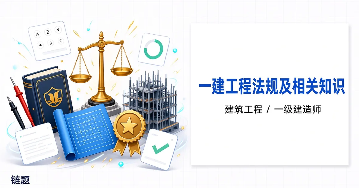 一建工程法规及相关知识题库封面