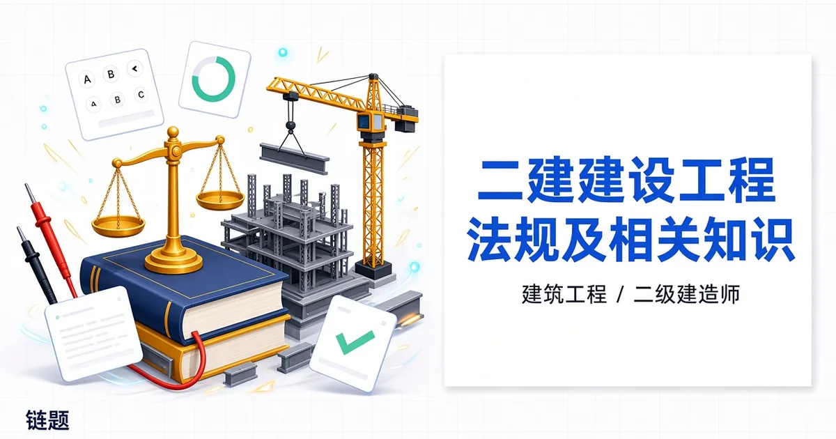 二建建设工程法规及相关知识题库封面
