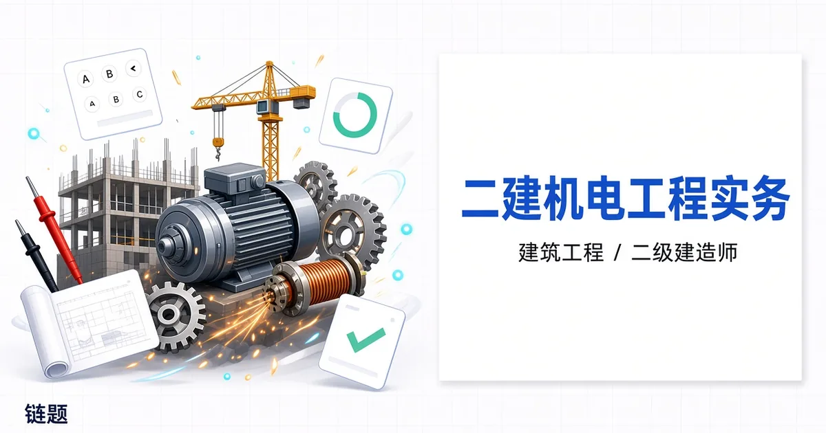 二建机电工程实务题库封面