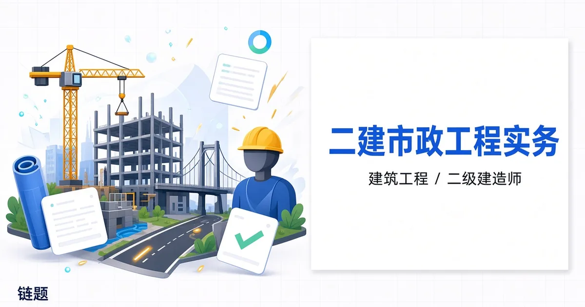 二建市政工程实务题库封面
