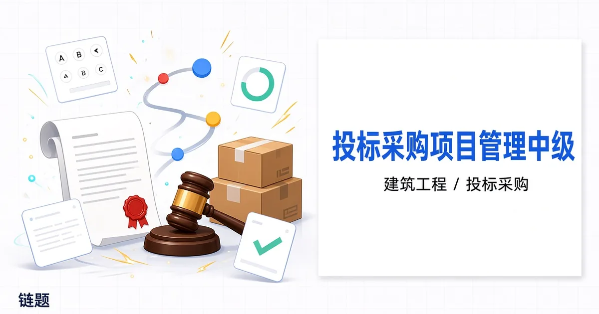 招标采购项目管理中级题库封面