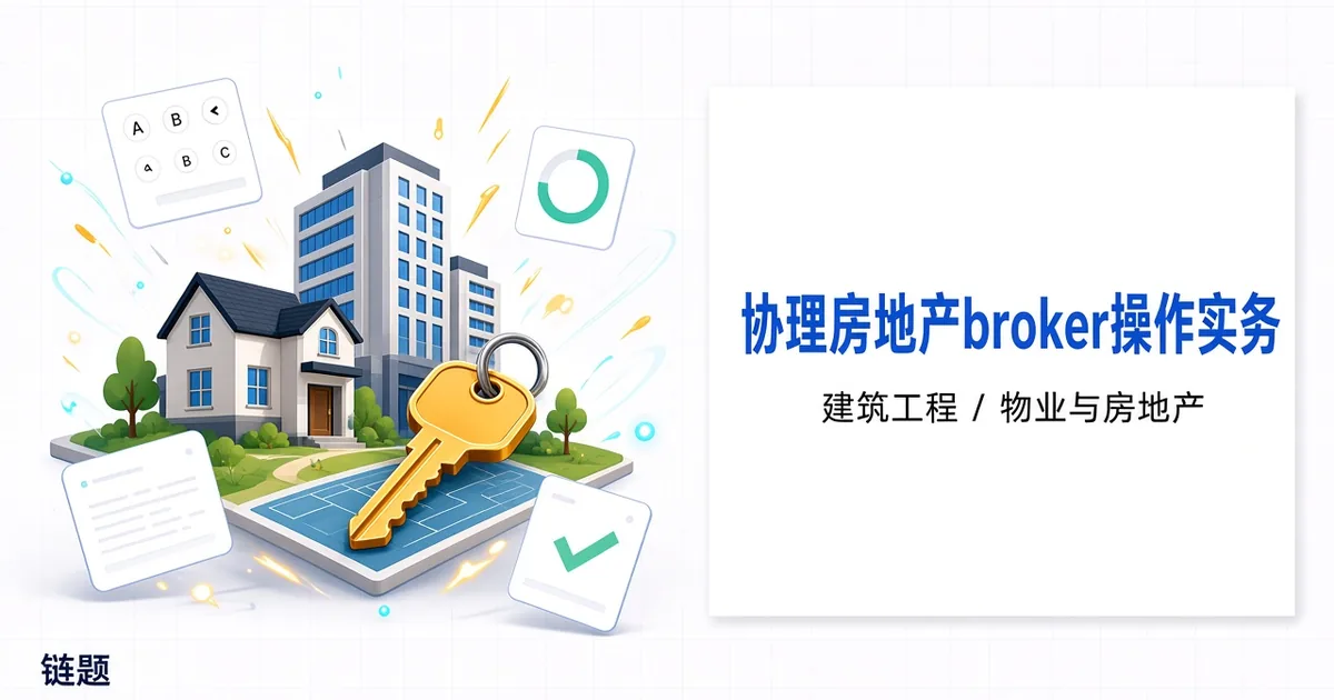 协理房地产经纪操作实务题库封面