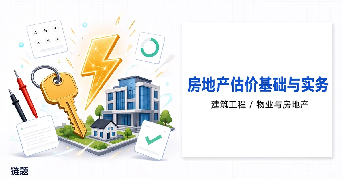 房地产估价基础与实务题库封面