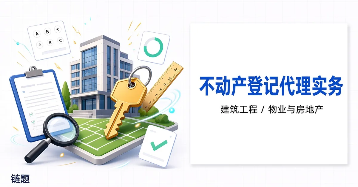 不动产登记代理实务题库封面