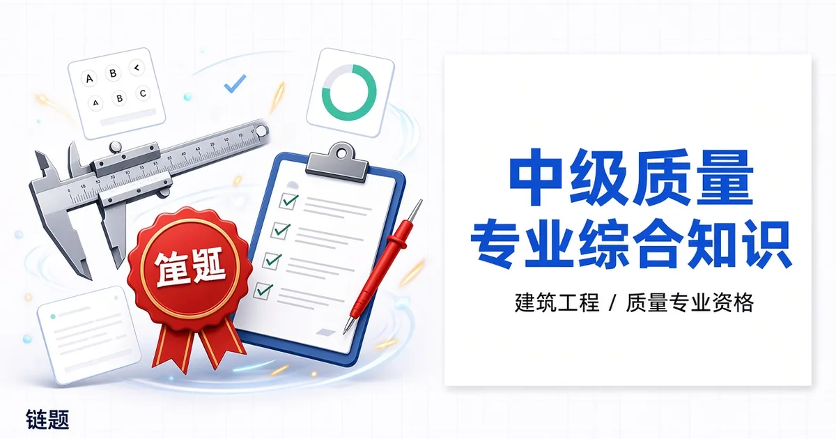 中级质量专业综合知识题库封面