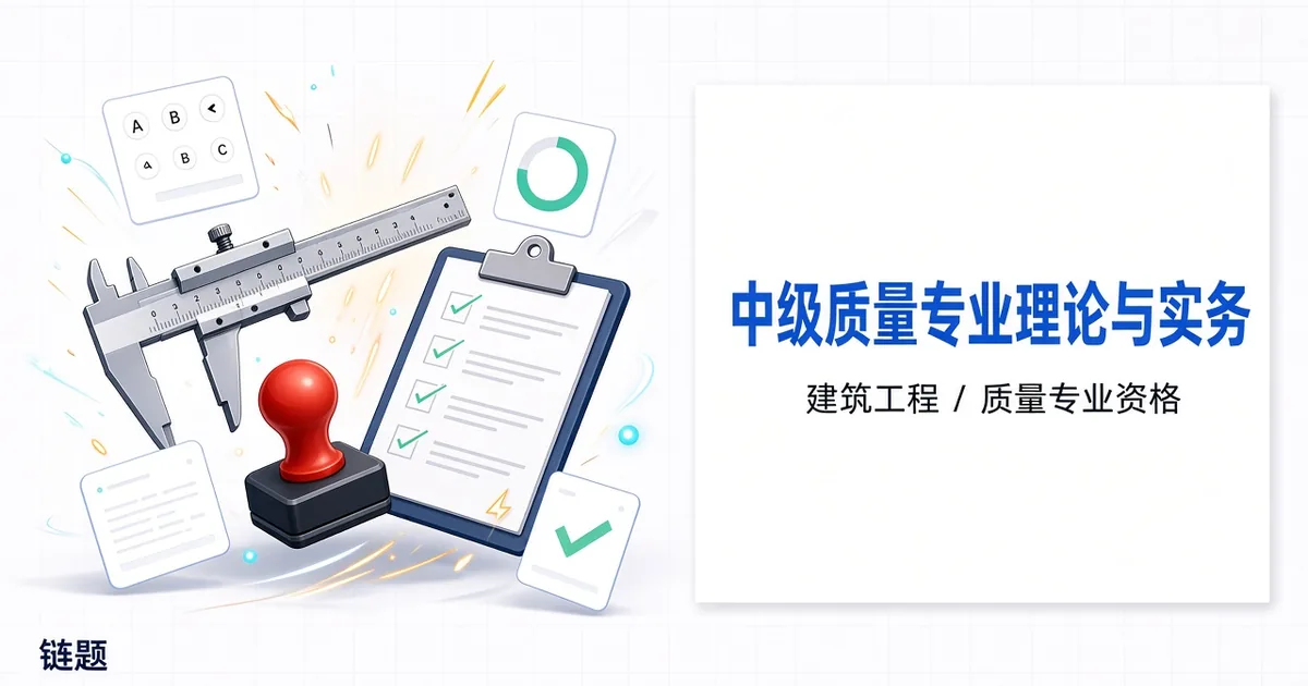 中级质量专业理论与实务题库封面