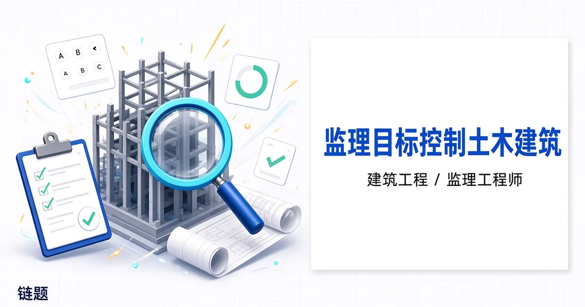 监理目标控制土木建筑题库封面