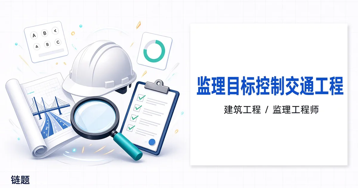 监理目标控制交通工程题库封面