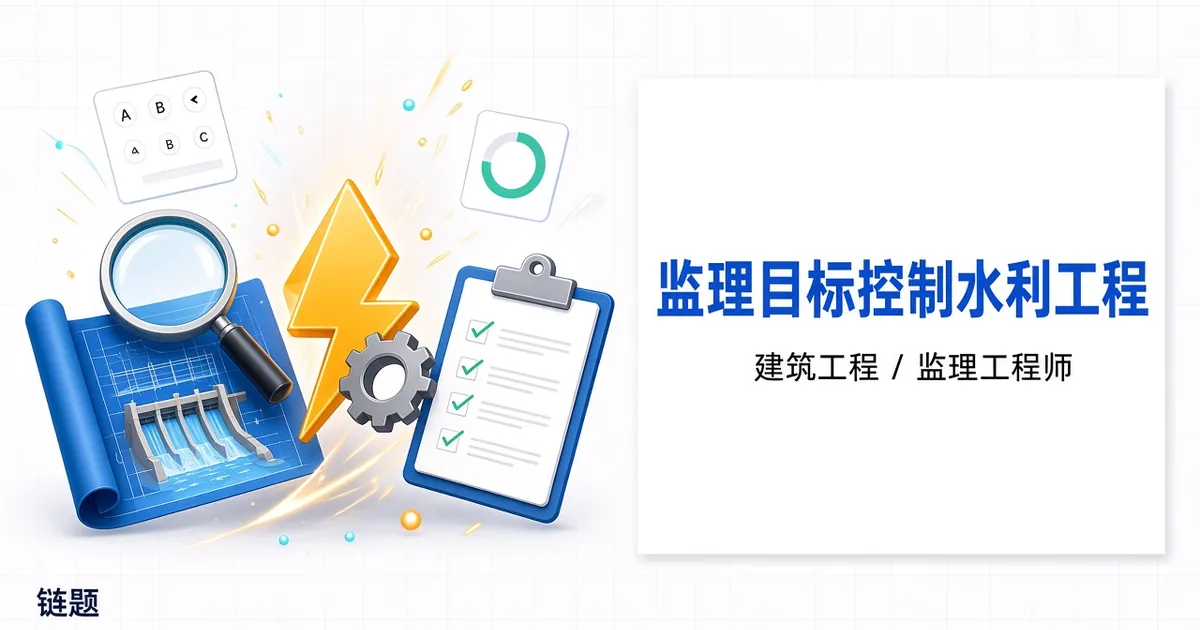监理目标控制水利工程题库封面