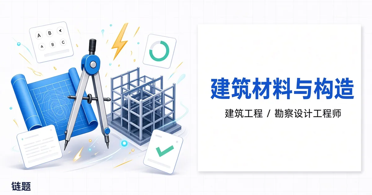建筑材料与构造题库封面