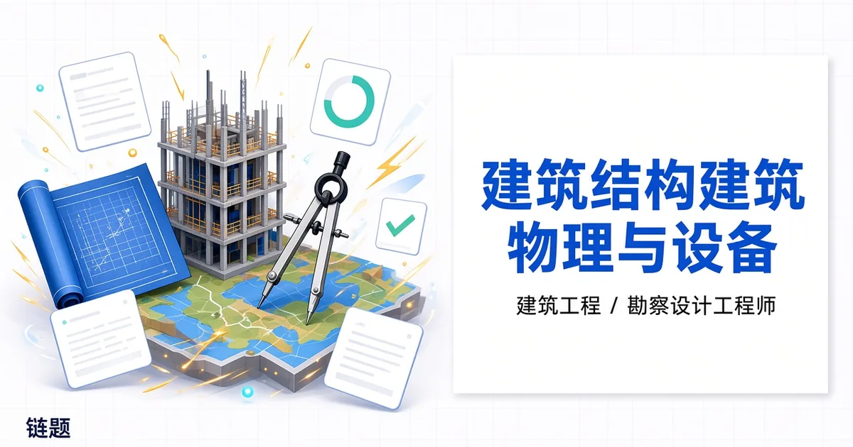 建筑结构建筑物理与设备题库封面