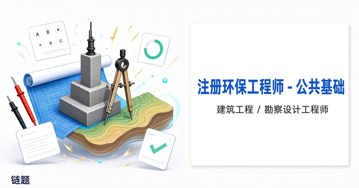 注册环保工程师 - 公共基础题库封面