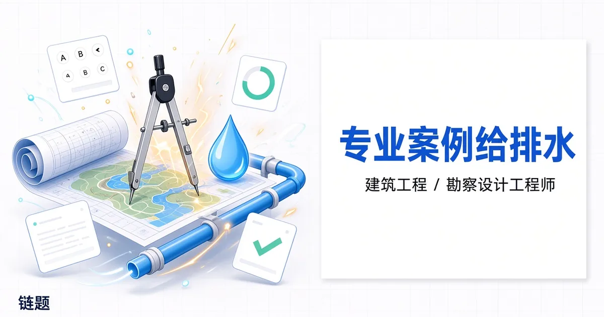 专业案例给排水题库封面