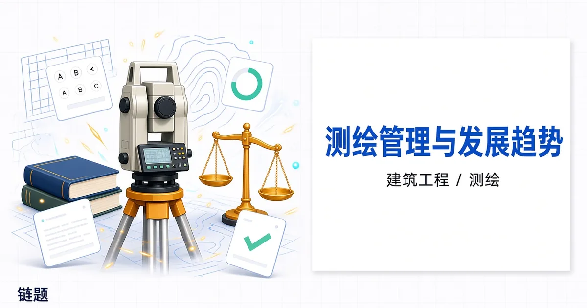 测绘管理与法律法规题库封面