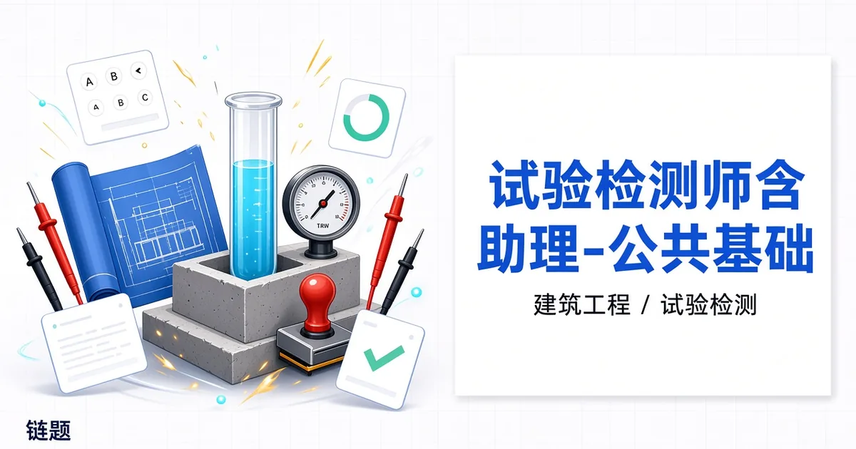 试验检测师含助理-公共基础题库封面