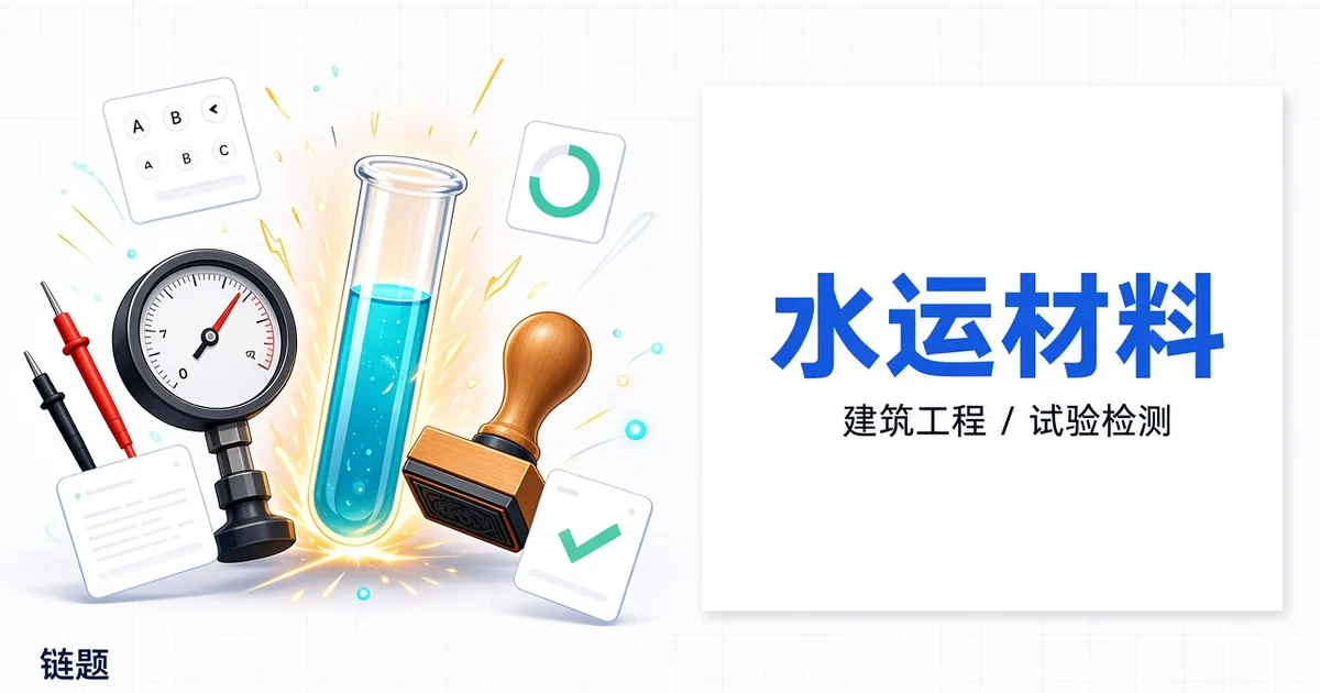 水运材料题库封面