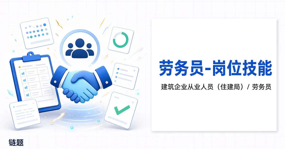 劳务员-岗位技能题库封面