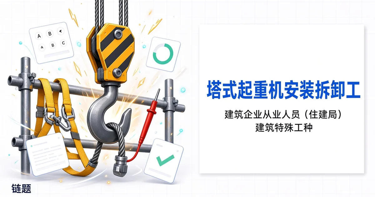 塔式起重机安装拆卸工题库封面
