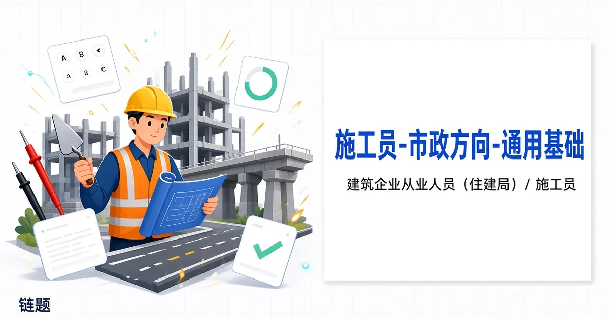 施工员-市政方向-通用基础题库封面
