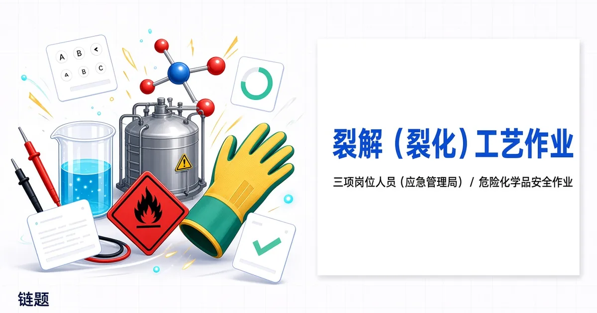 裂解（裂化）工艺作业题库封面