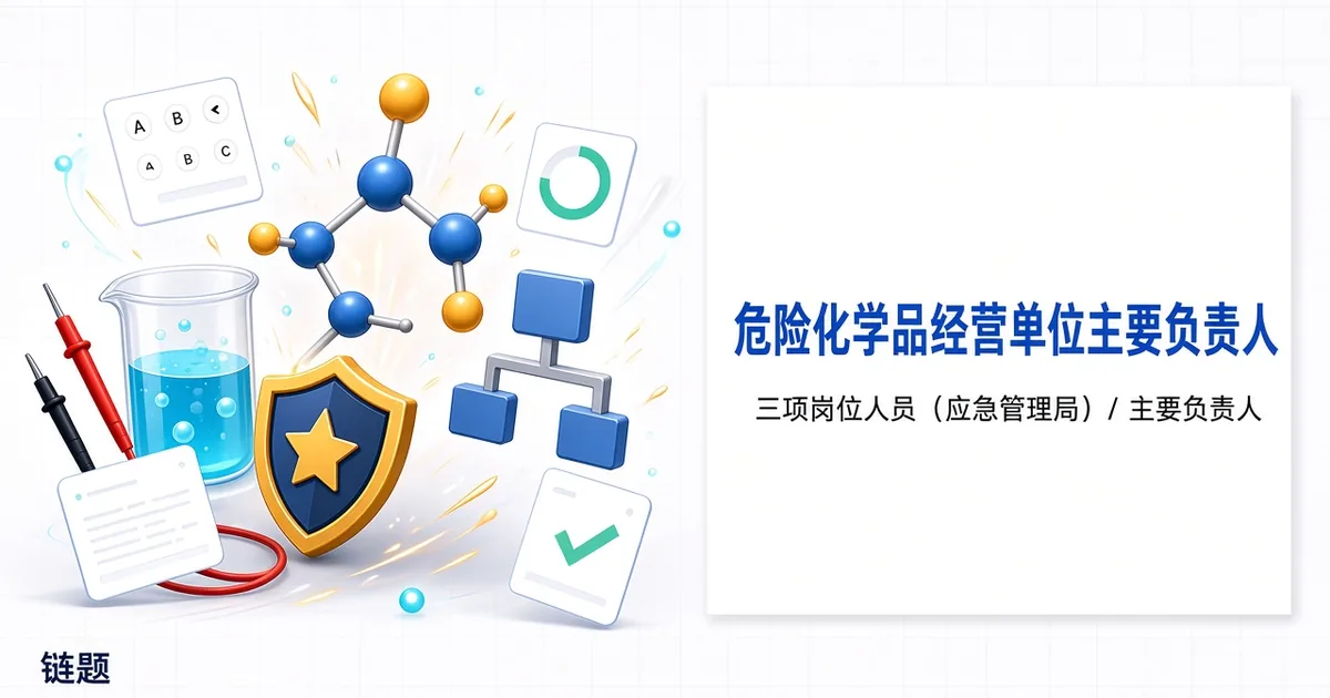 危险化学品经营单位主要负责人题库封面