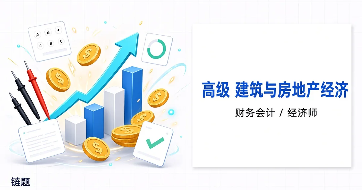 高级 建筑与房地产经济题库封面